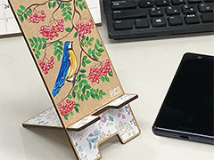 MDF スマホスタンド