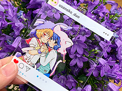 SNS風アクリルキーホルダー